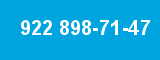 922 898-71-47 922 898-71-47